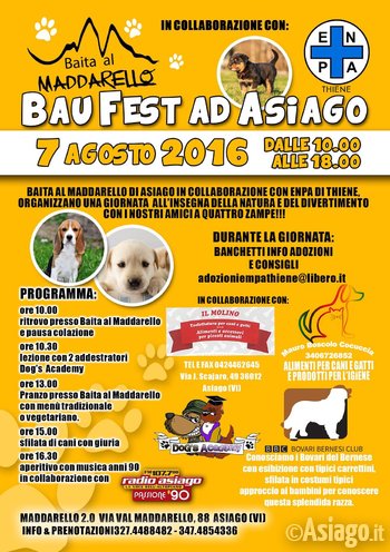 BAU fest ad Asiago 7 Agosto 2016