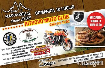 motoclub ad Asiago 10 luglio 2016