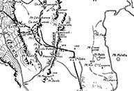 Cartina dell'avanzata austriaca sull'Altopiano dei Sette Comuni nel maggio 1916