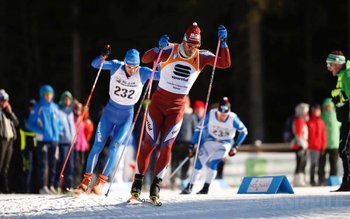 Sergio Rigoni ai mondiali di sci nordico di Lahti