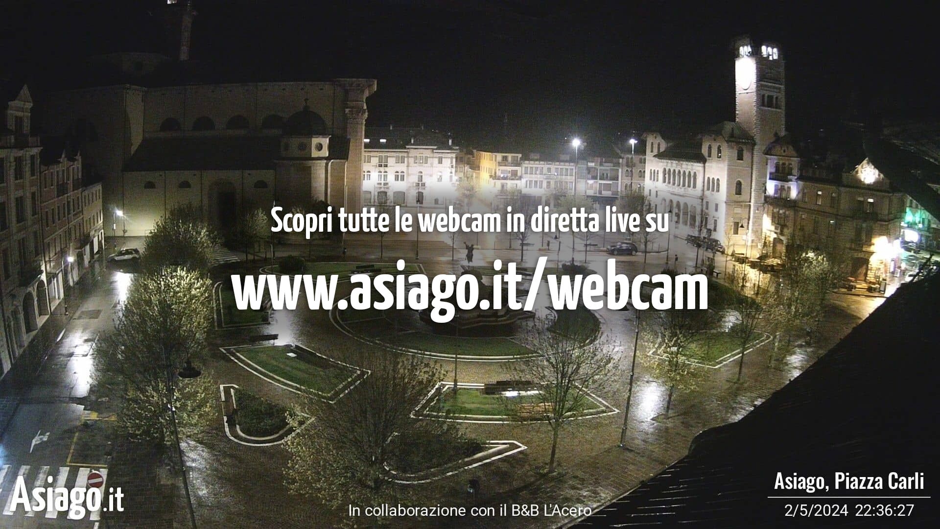 Webcam Asiago, Piazza Giovanni Carli - Asiago.it