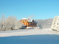 Hotel da barba facciata inverno