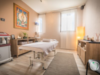 Sala trattamenti estetici massaggi