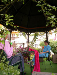 Gazebo in giardino