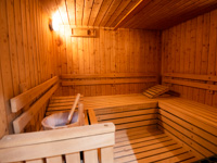 Die finnische Sauna des Villa Ciardi Spa