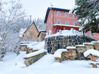 Villa Tabor im Winter
