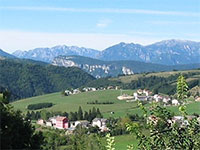 Panorama roana visto dall albergo al bosco