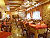 Sala da pranzo albergo miravalle