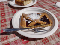 Torte mit Marmelade