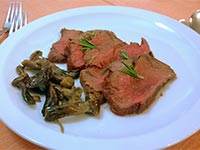 Tagliata di cervo