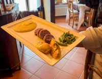 Cotechino di Contrada San Domenico mit Polenta