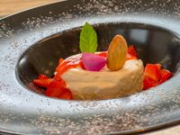 Eines von Elenas Desserts aus dem Restaurant Villa Ciardi