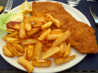 Milanese xxl con patate fritte