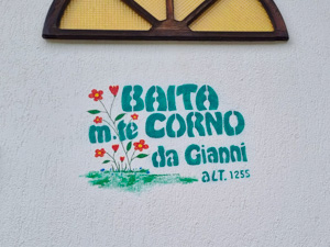 Baita Monte Corno da Gianni alt 1255