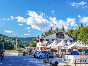 Die Baita Monte Corno im Sommer