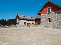 Vista del rifugio campolongo