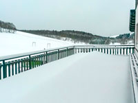 Terrazzo rifugio biancoia invernale