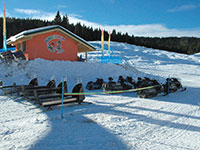 Campomulo parco giochi sulla neve slitte motoslitte