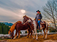 Equitazione alla malga