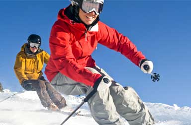 Ski slopes Asiago plateau