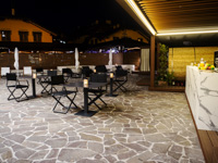 Asiago Sporting Hotel outdoor aperitif area