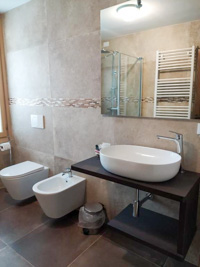 Elegant en-suite bathroom Locanda Aurora