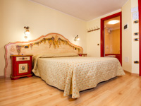 The Red Room and its characteristic decorations