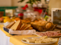 Fresh products at the breakfast buffet