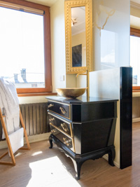 The elegant bathroom of the Superior Junior Suite