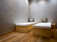 Relaxation area of the wellness area of the Hotel Villa Ciardi