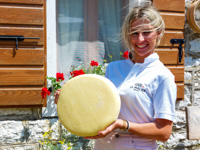Cheese flowers and smiles at Malga III Lotto Valmaron