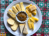 Cheese and jam platter