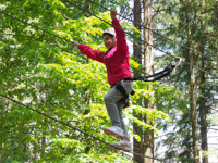 Balancing on the rope