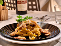 Tagliatelle with porcini mushrooms