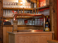 The bar counter of the Stella inn