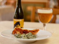 The right beer enhances the flavor of the exquisite dish