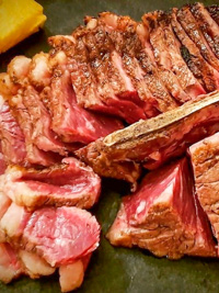 Rib steak with fillet (Florentine)