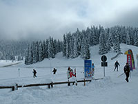 Inizio piste fuori dall albergo