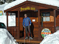 Ski school cross-country skiing center campomulo