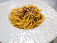 Bigoli caserecci with venison ragout