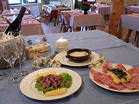 Piatti del rifugio verenetta ristorante