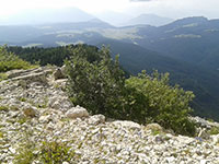 Vista nei pressi rifugio verenetta estate