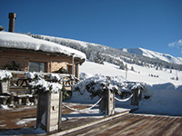 Terrazzo legno skia area