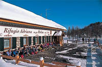 Malga Moline refuge mt. 1740