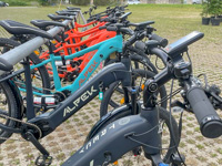 The range of e-bikes of leMelette in Asiago