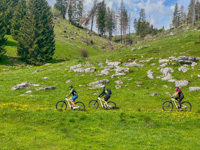 Freedom riding the E-bikes of the Valmaron Refuge