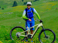 The guide Riccardo Meneghini with his Focus Thron