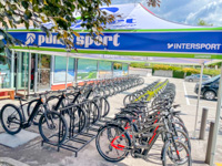 Ebike lineup for rent Punto Sport shop