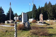 Il monumento celebrativo a Papa Giovanni Paolo II