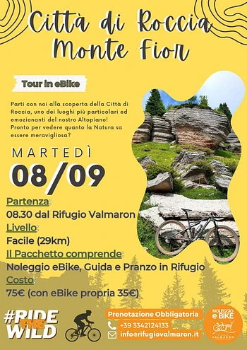 Escursione in ebike sul Monte Fior